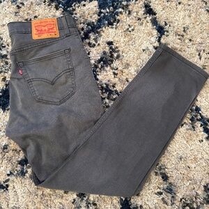 Levi’s 512 Slim Taper Jeans Men’s Size 34x30 Dark Gray Wash Denim